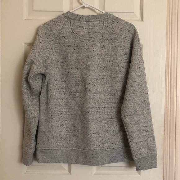 Relaxed Fit Midweight Crewneck Block Logo Sleeve  Graphic Sweatshirt size small - Picture 4 of 5